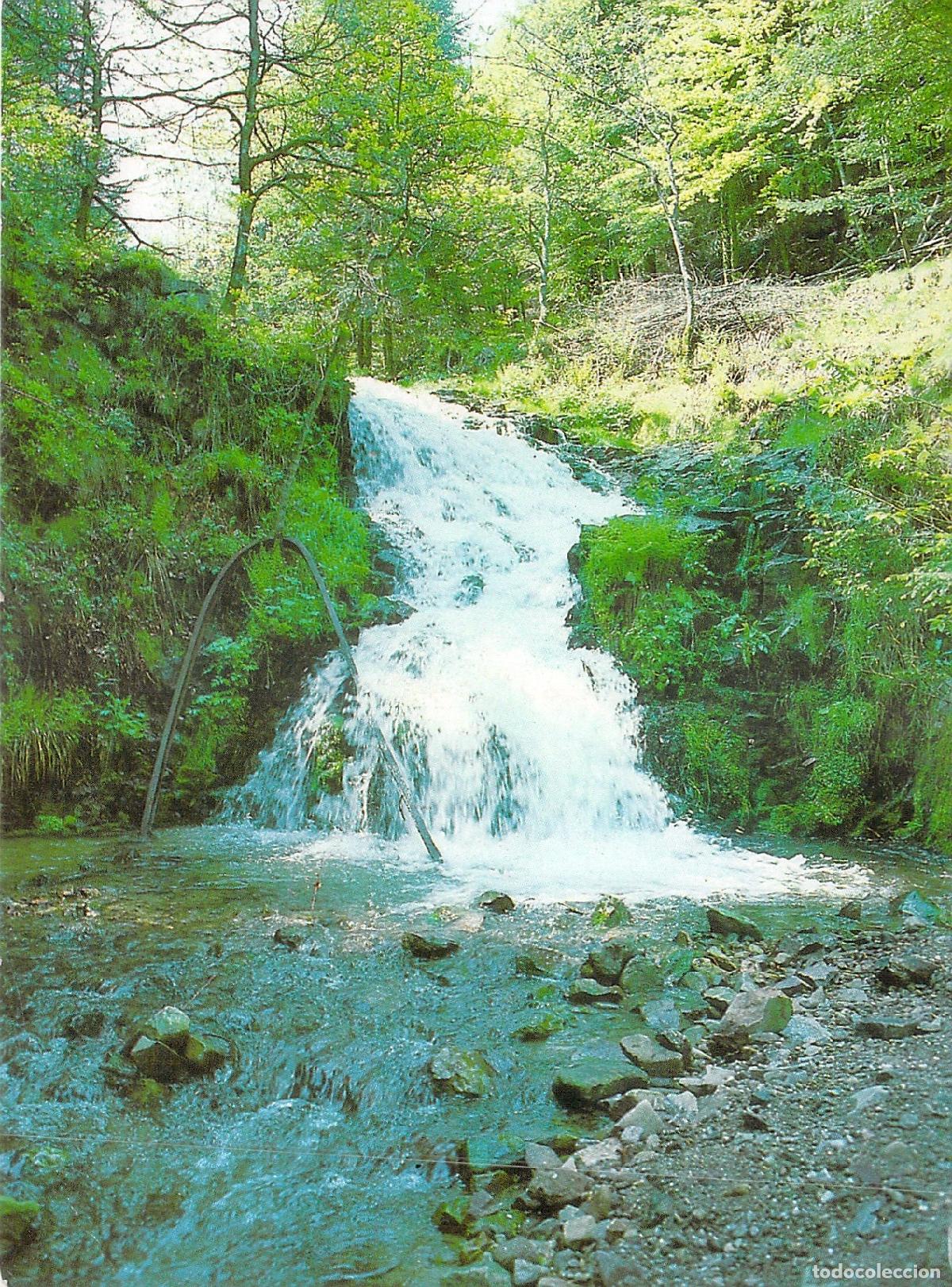 Postales: Postal de la Cascada de Faymont en los Vosgos, Francia