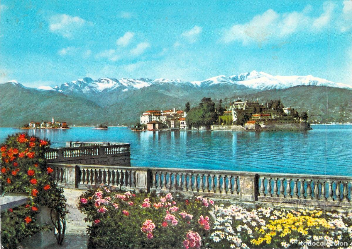 Postales: Postal de Isola Bella e Isola Superiore en el Lago Maggiore