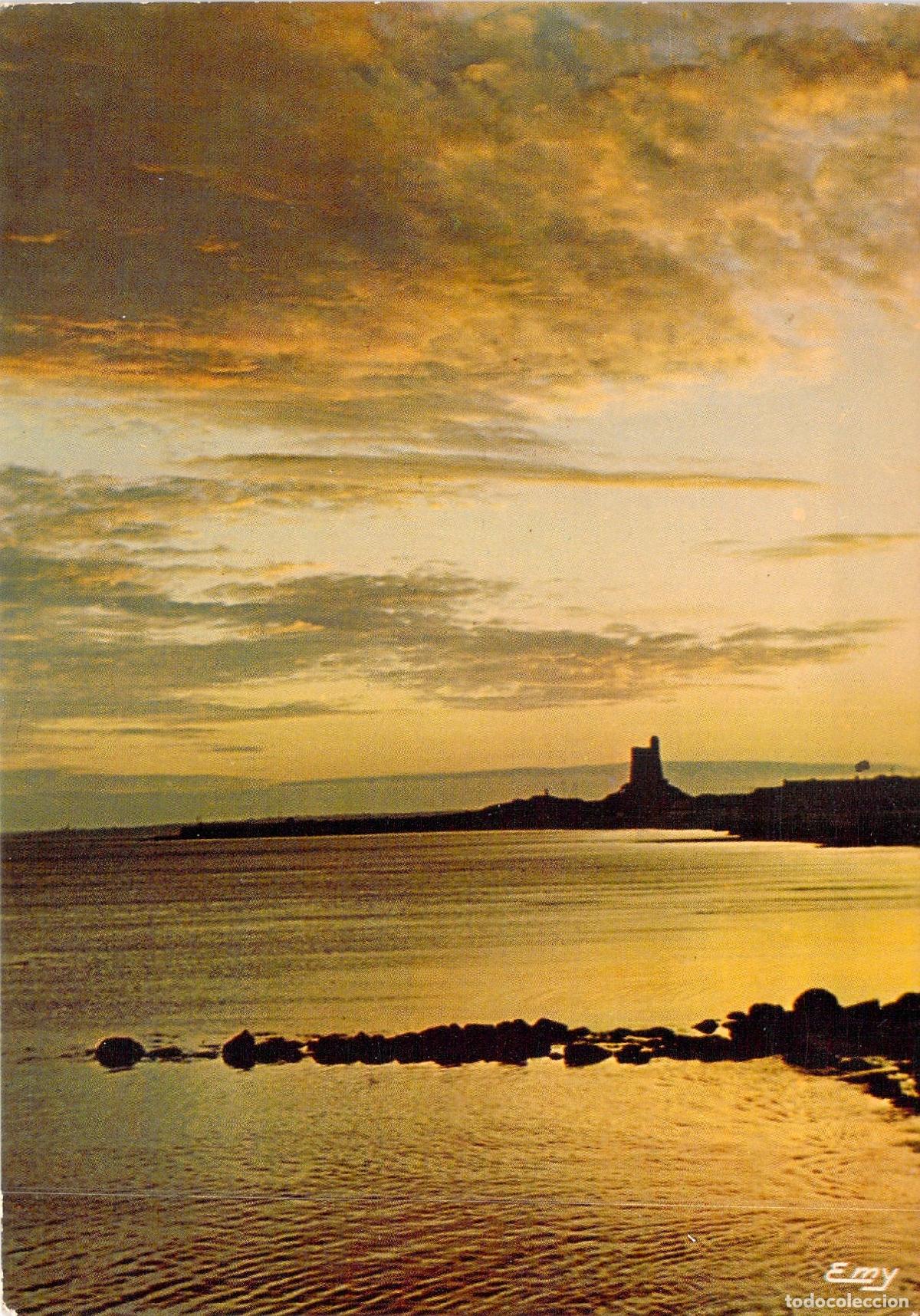 Postales: Tarjeta Postal Crep&uacute;sculo en la Costa Normanda, Francia