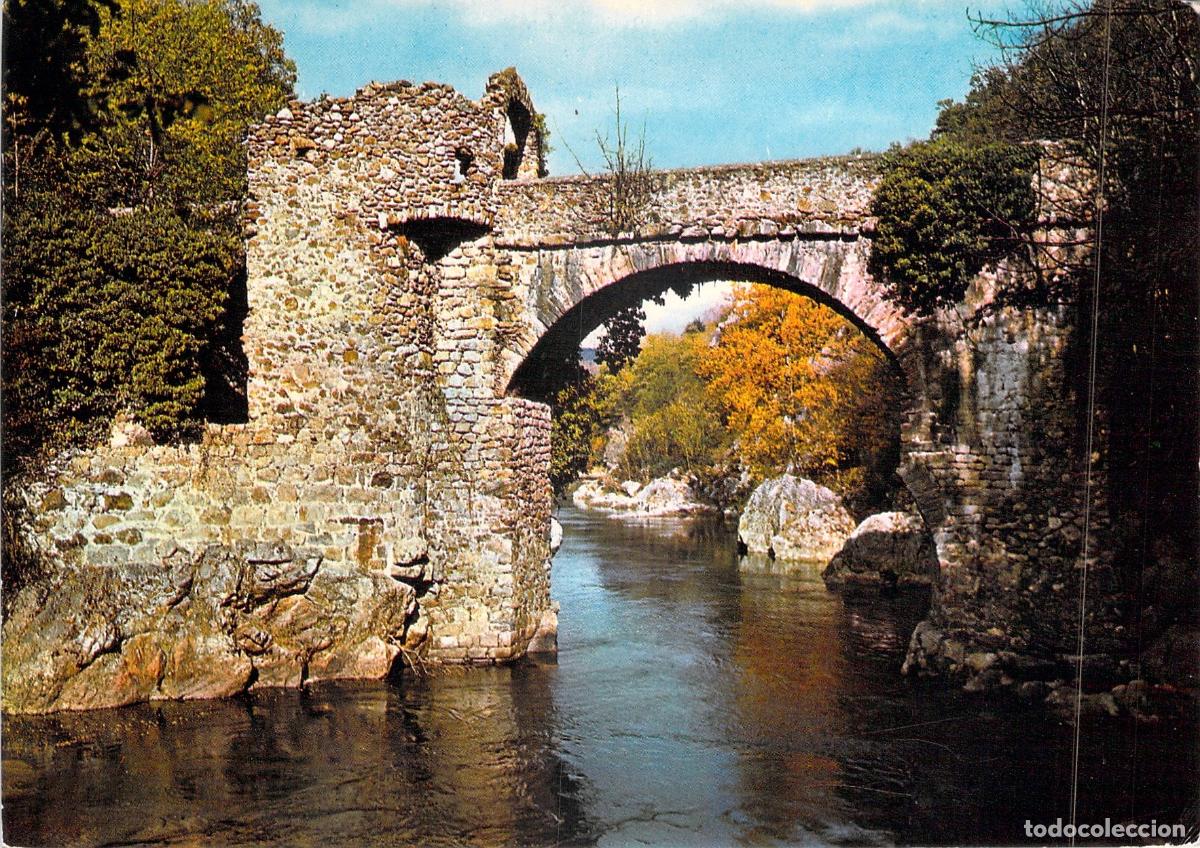 Postales: Postal del Puente del Diablo en los Pirineos Franceses