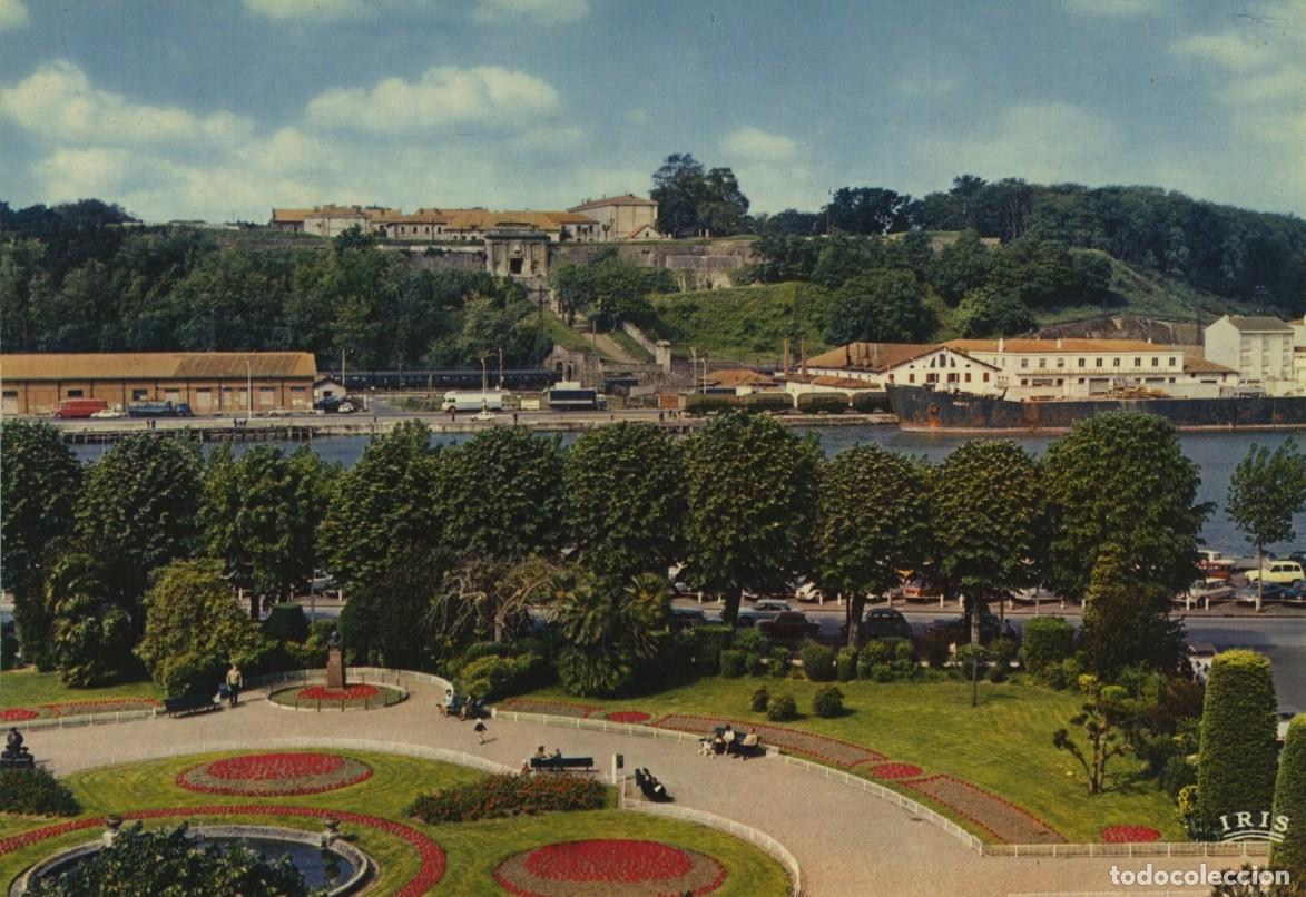 Postales: N&ordm; 1287-BAYONNE. France. L'Adour et la Citadelle. Sin circular. EDL LUMICAP