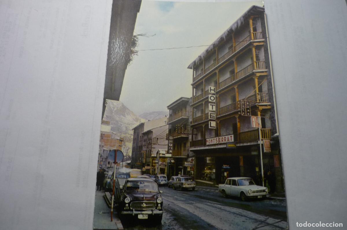 Postales: postal andorra hotel montserrat-coches