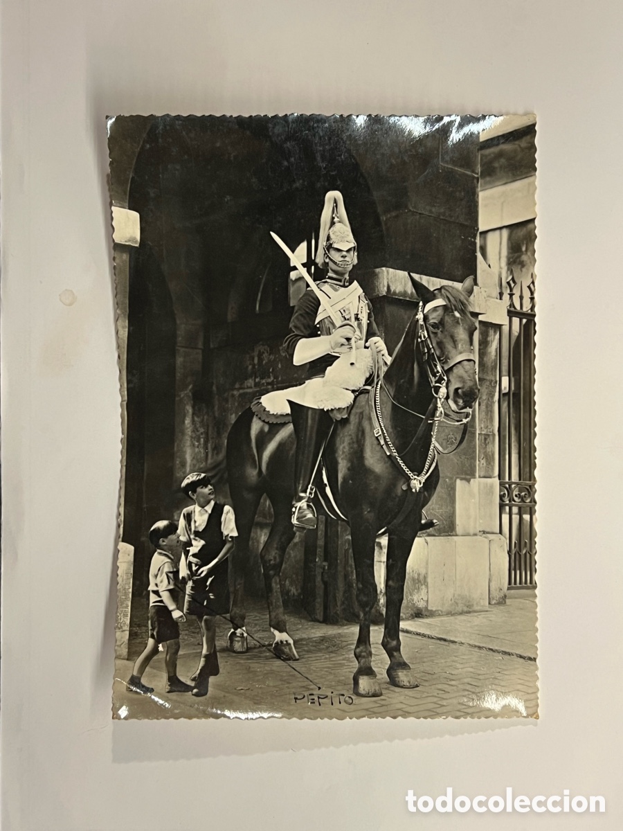 Postales: LONDRES. Postal HORSE GUARD, WHITEHALL, LONDON (a.1957) circulada a Valencia