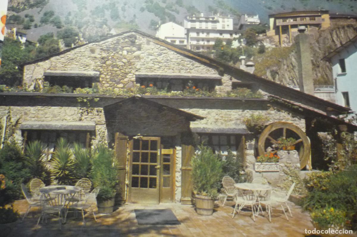 Postales: postal andorra restaurant moli dels fanals