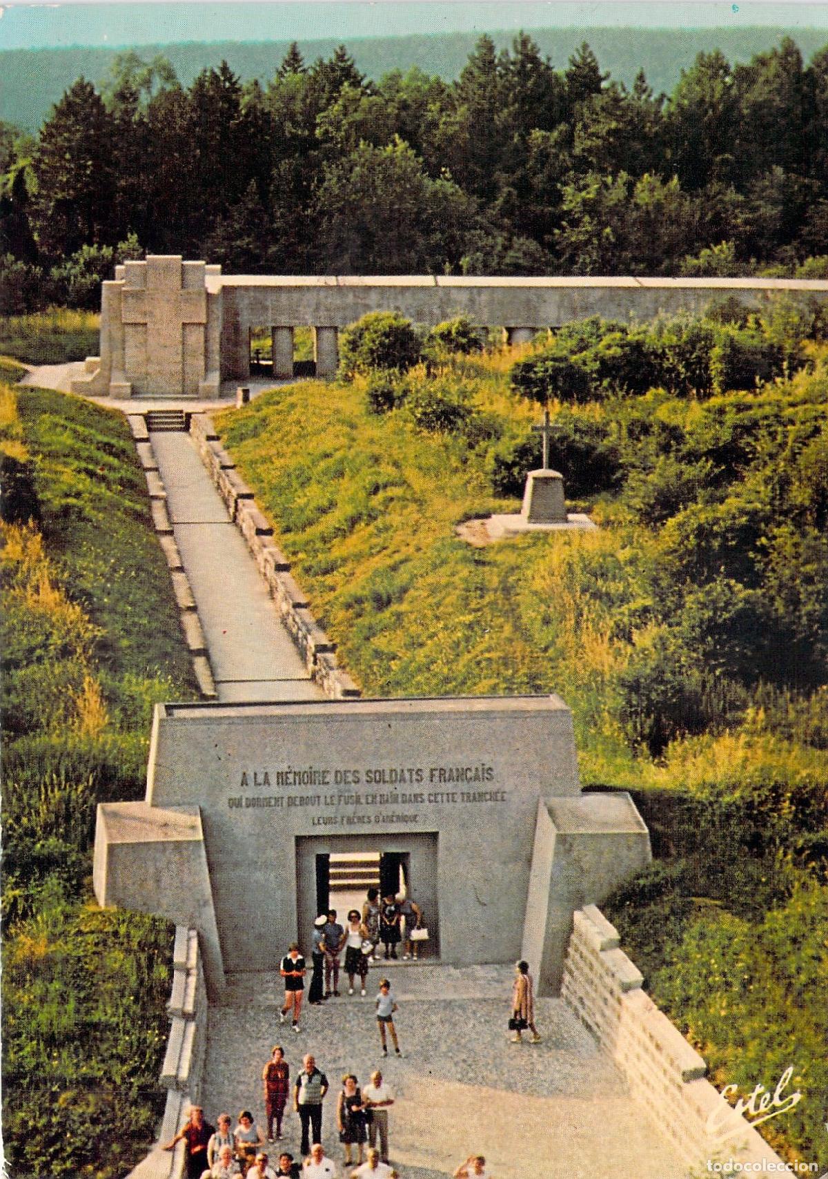Postales: Postal Trinchera de las Bayonetas, Memorial de Guerra en Verdun, Francia