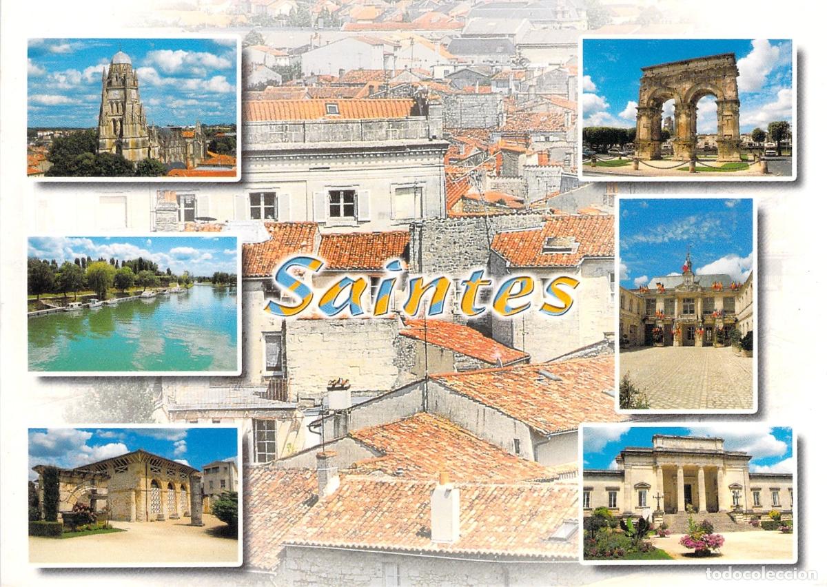 Postales: Postal de Saintes, Charente-Maritime, Francia - Multivista de la Ciudad