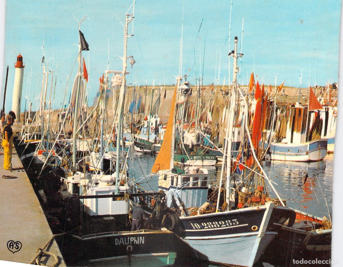 Postais: Postal del puerto de La Cotini&egrave;re, &Icirc;le d'Ol&eacute;ron, Francia