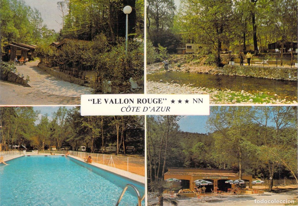 Postales: Postal Camping Le Vallon Rouge, La Colle-sur-Loup, Costa Azul