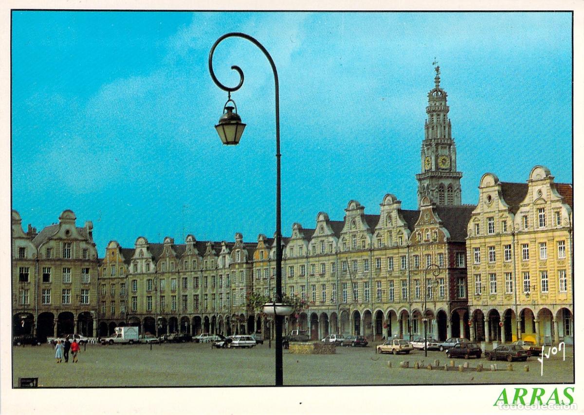 Postales: Postal Arras Francia Les Arcades Plaza Mayor Pas-de-Calais