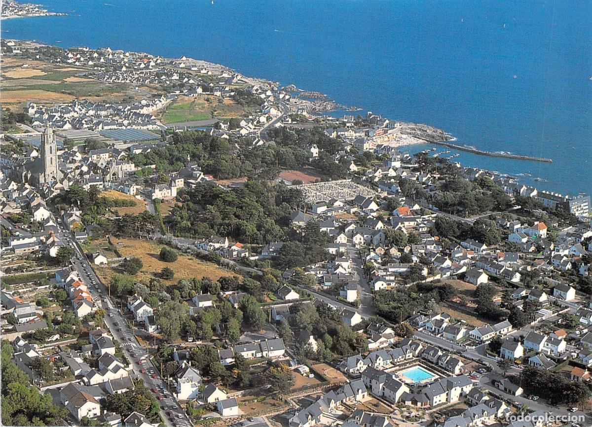 Postales: Postal de Batz-sur-Mer Vista A&eacute;rea General de la Costa Francesa