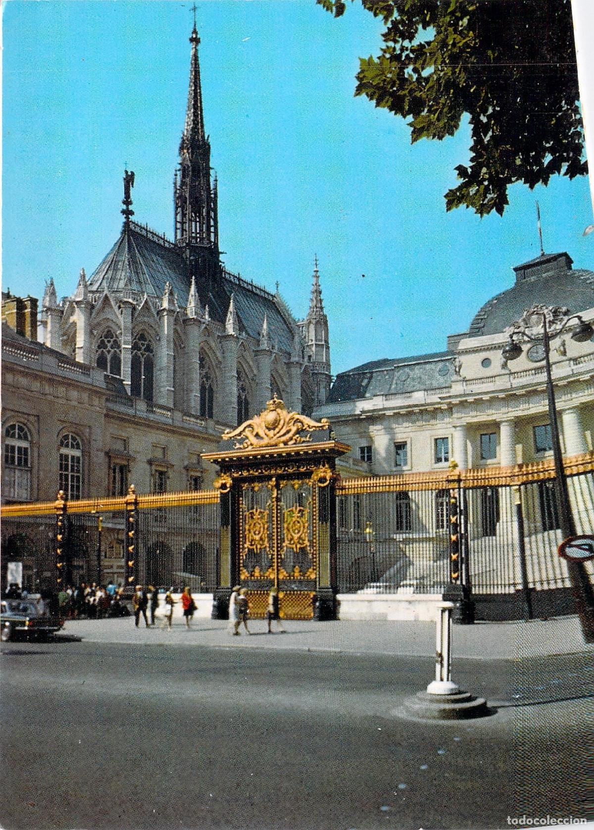Postales: Postal de la Sainte-Chapelle y el Palacio de Justicia en Par&iacute;s