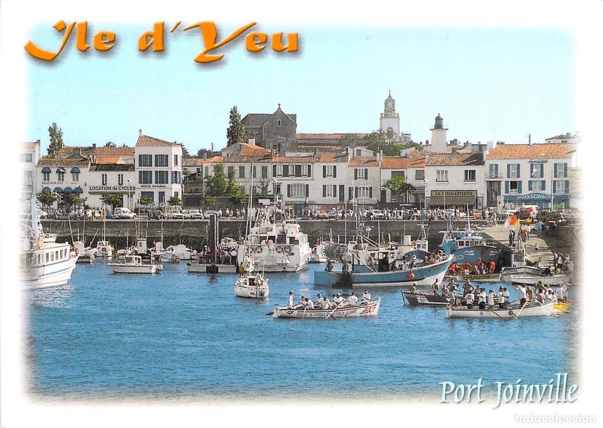Postales: Postal de Port-Joinville en la Isla de Yeu, Francia
