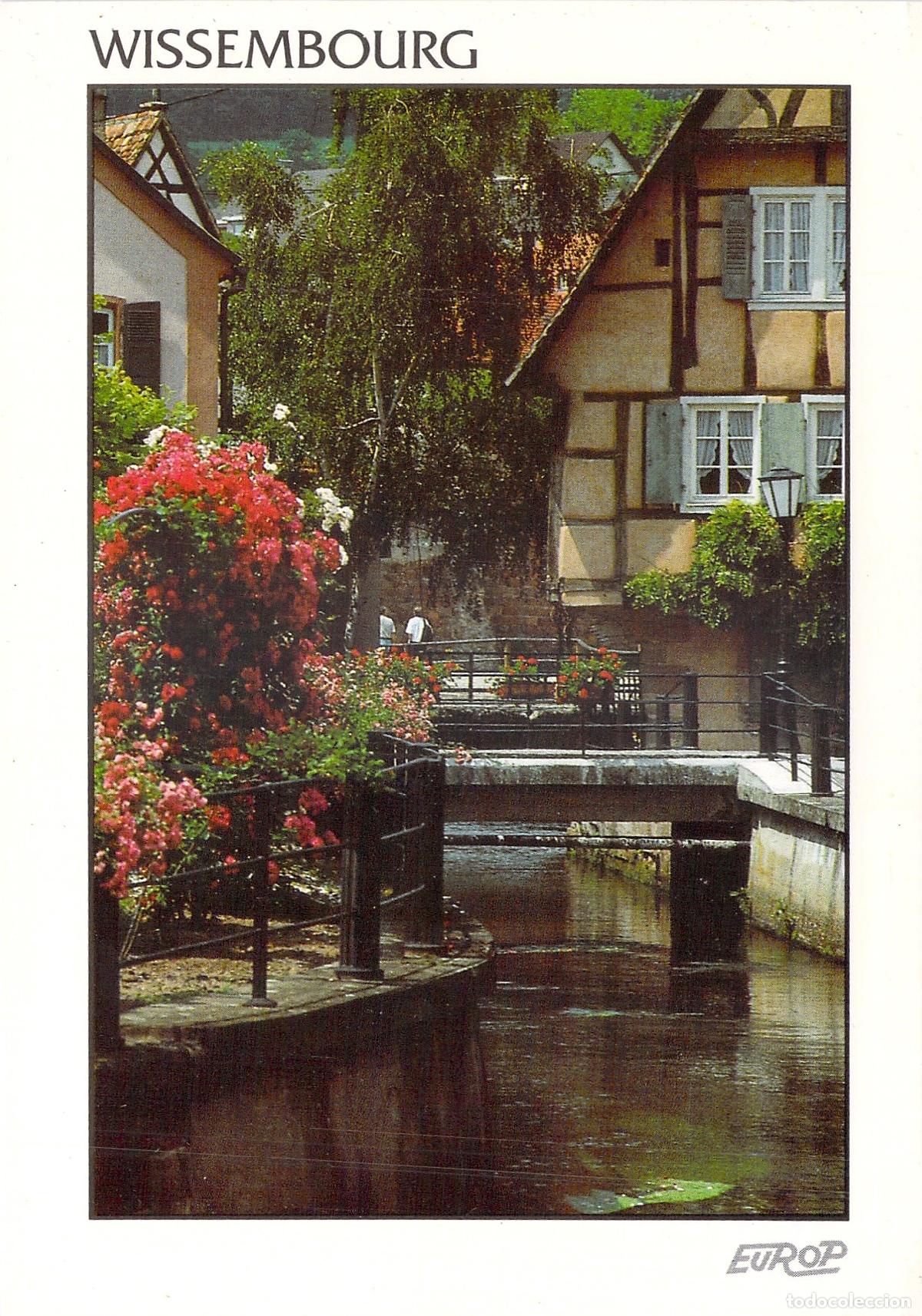 Postales: Postal de Wissembourg, Alsacia: Canal y Casas Entramadas