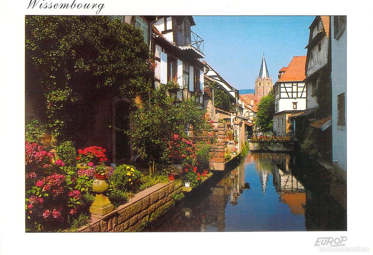 Postales: Postal de Wissembourg, La Peque&ntilde;a Venecia &laquo;Le Schloupf&raquo;, Alsacia