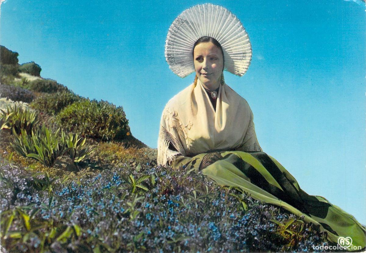 Postales: Postal de Francia C&ocirc;te d'Opale Mujer en Traje Regional