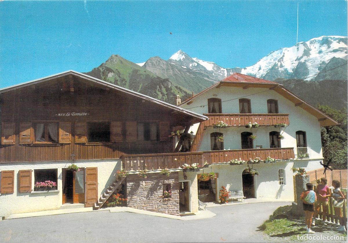 Postales: Postal de M.F.V. La Terrasse en Saint-Nicolas-de-V&eacute;roce, Alpes Franceses