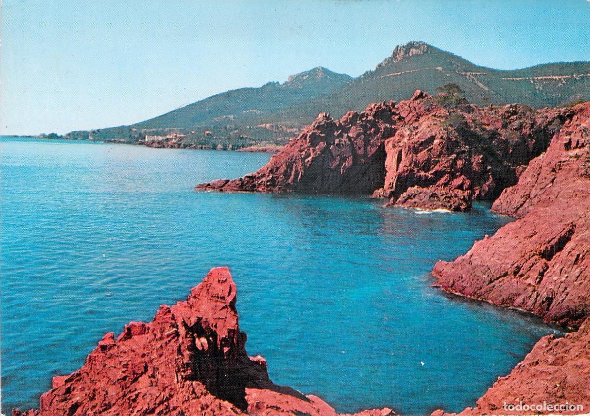 Postales: Postal de la Costa Azul: La Corniche d'Or y Rochers du Trayas