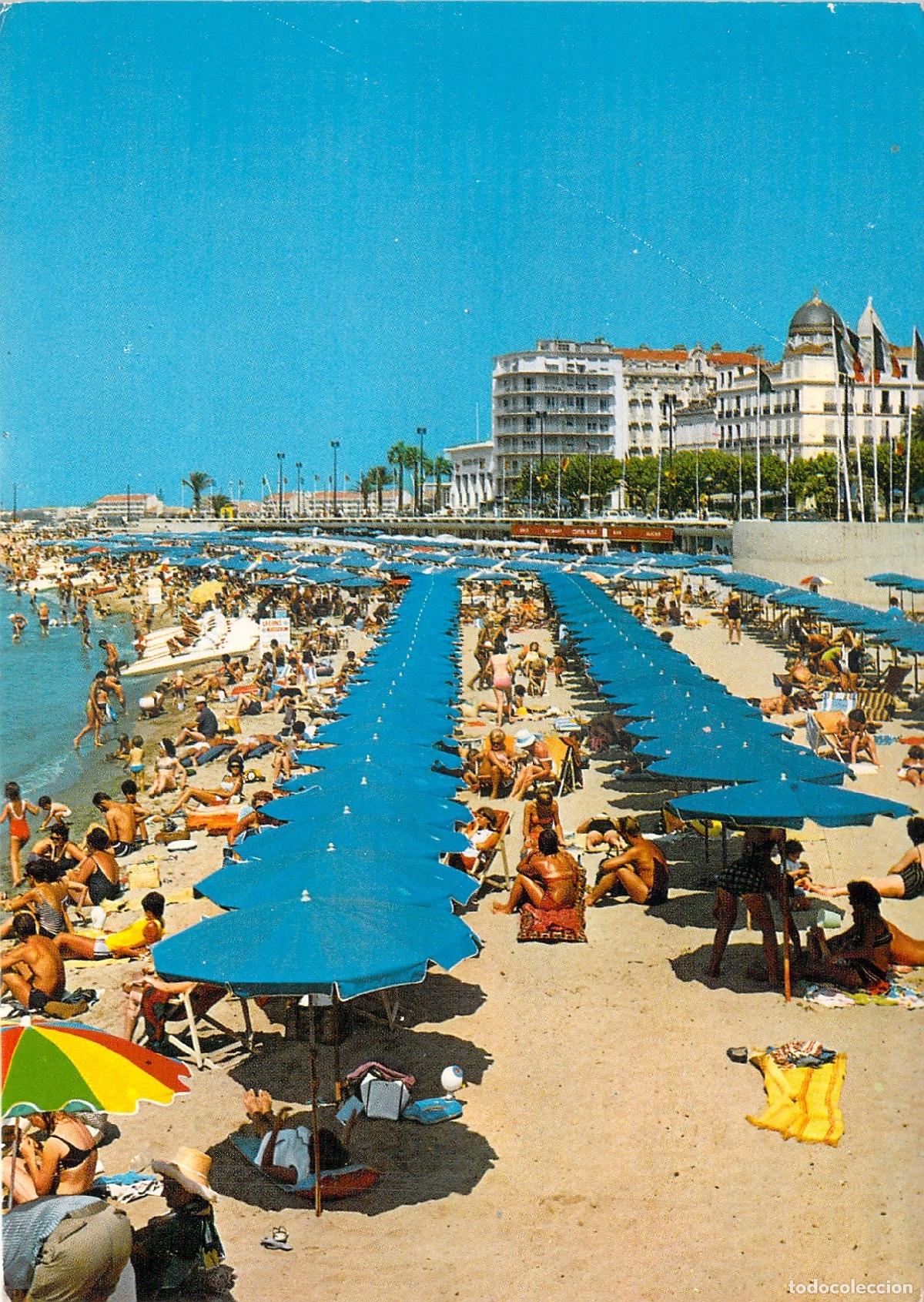 Postales: Postal de la Playa de Saint-Rapha&euml;l, Costa Azul, Francia
