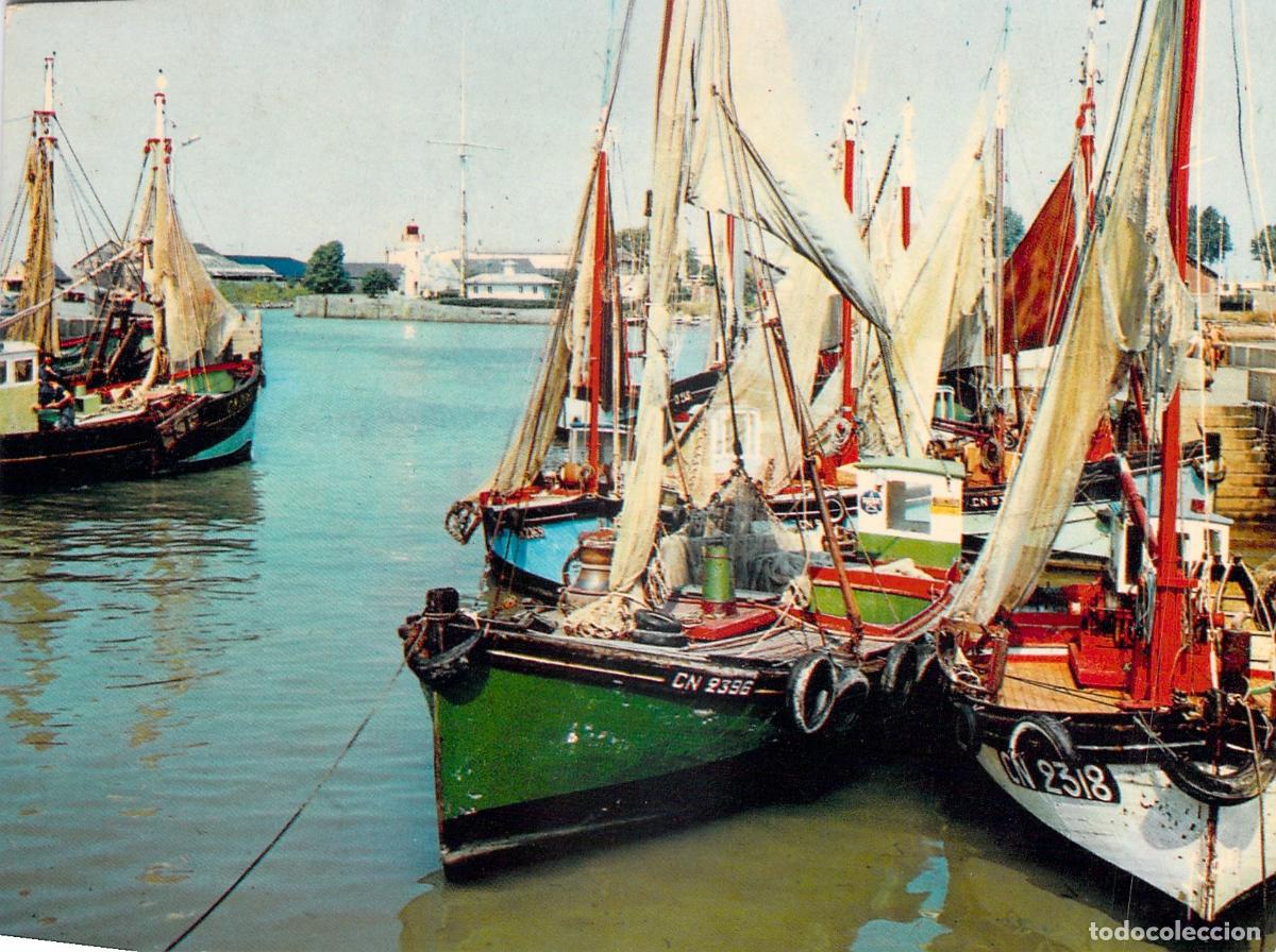 Postcards: Postal de Honfleur, El Puerto y el Sem&aacute;foro, Calvados, Francia