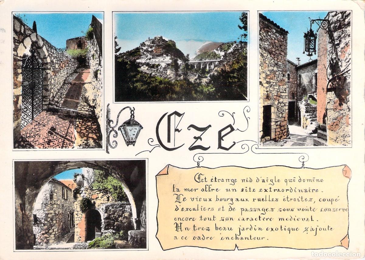 Postcards: Tarjeta Postal Multivista de Eze Village, Costa Azul, Francia