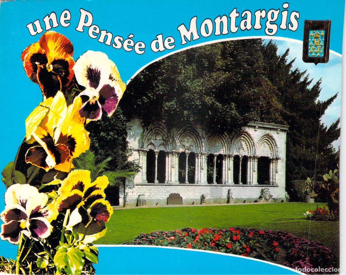 Postcards: Postal de Montargis - Monumento Tournemotte y Flores
