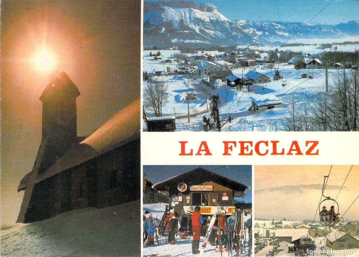 Postcards: Postal de La F&eacute;claz Saboya Estaci&oacute;n de Deportes de Invierno