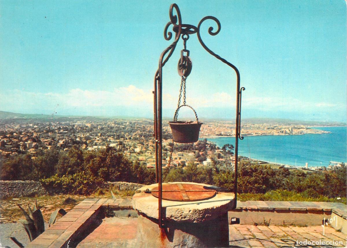 Postales: Postal Panorama de Antibes desde el Plateau de la Garoupe, Costa Azul