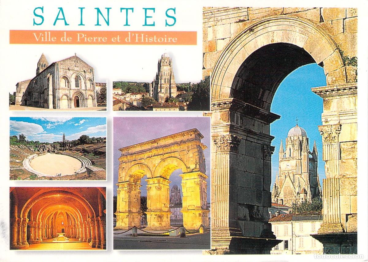 Postales: Postal de Saintes, Francia - Vistas de Monumentos Hist&oacute;ricos