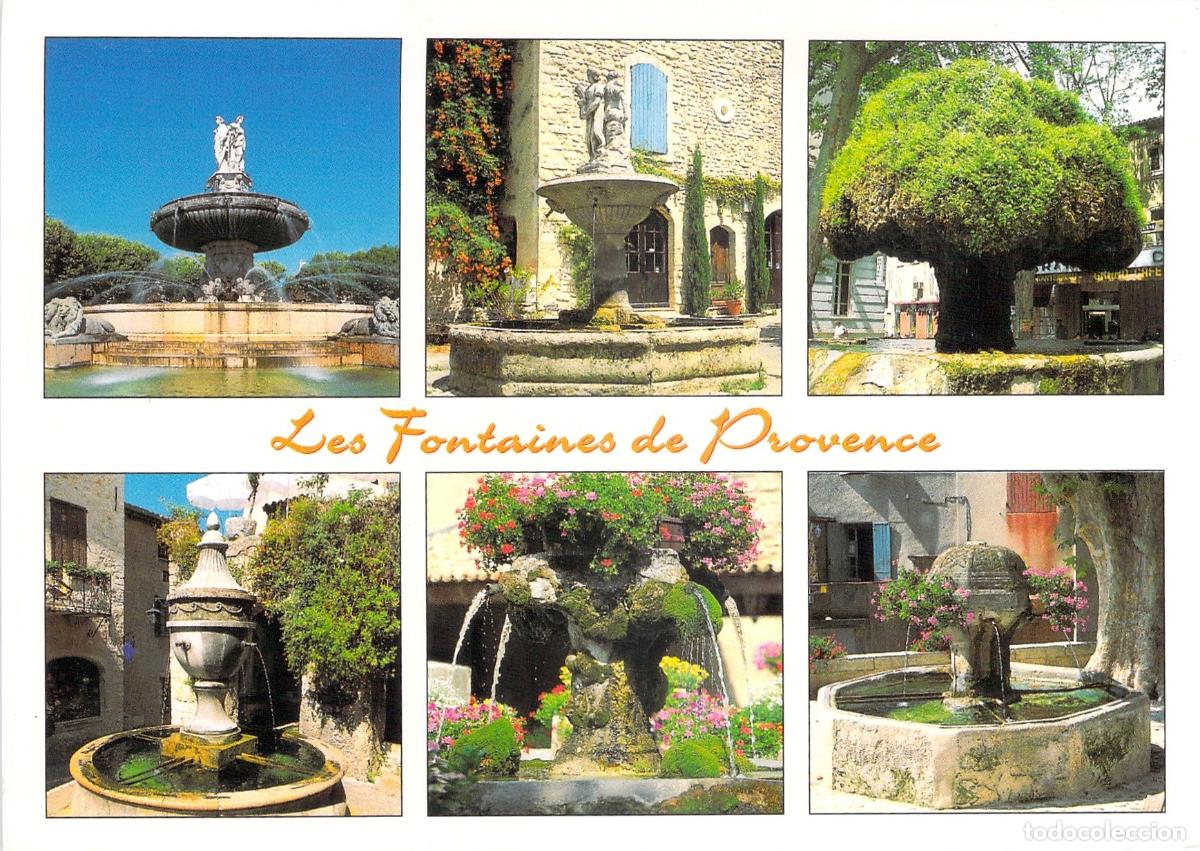 Postales: Postal de las Fuentes de la Provenza, Francia - Escenas Varias