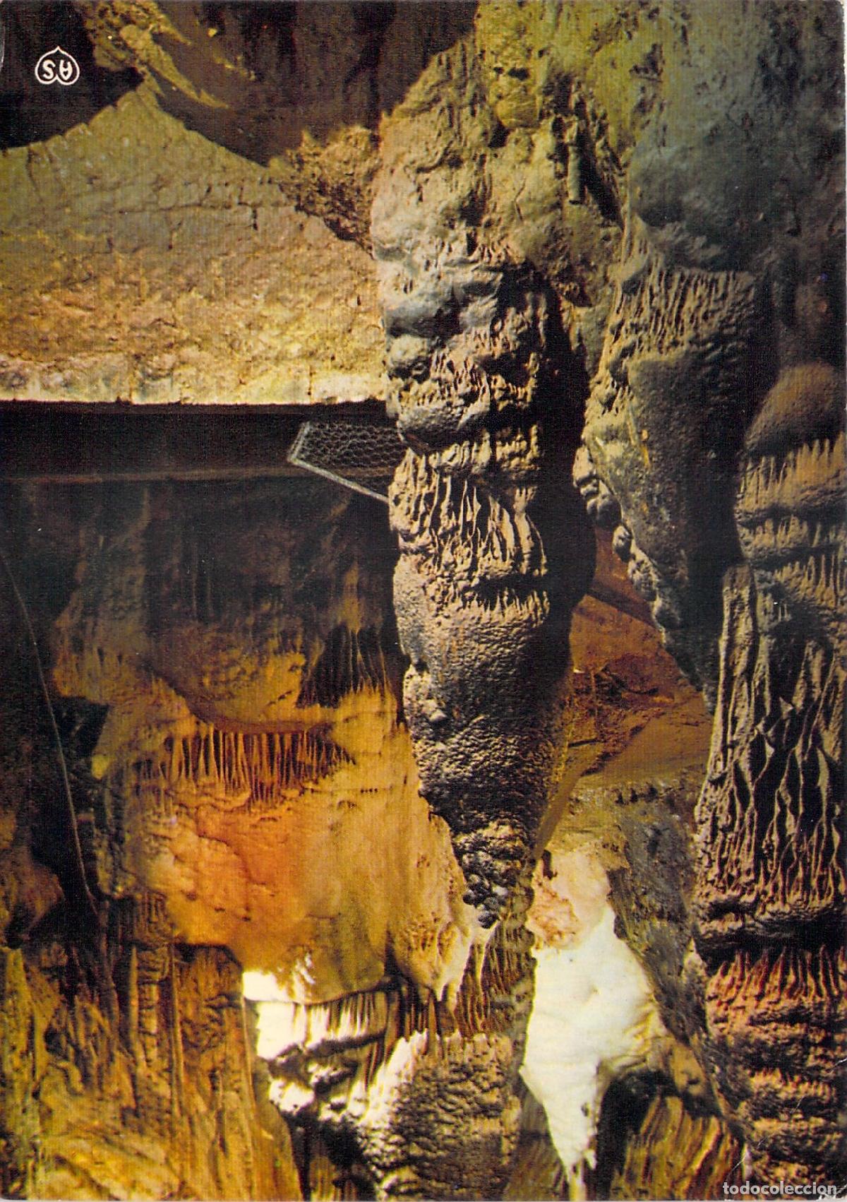 Postales: Postal de la Gruta de Osselle, Besanz&oacute;n, Francia - Formaciones Geol&oacute;gicas