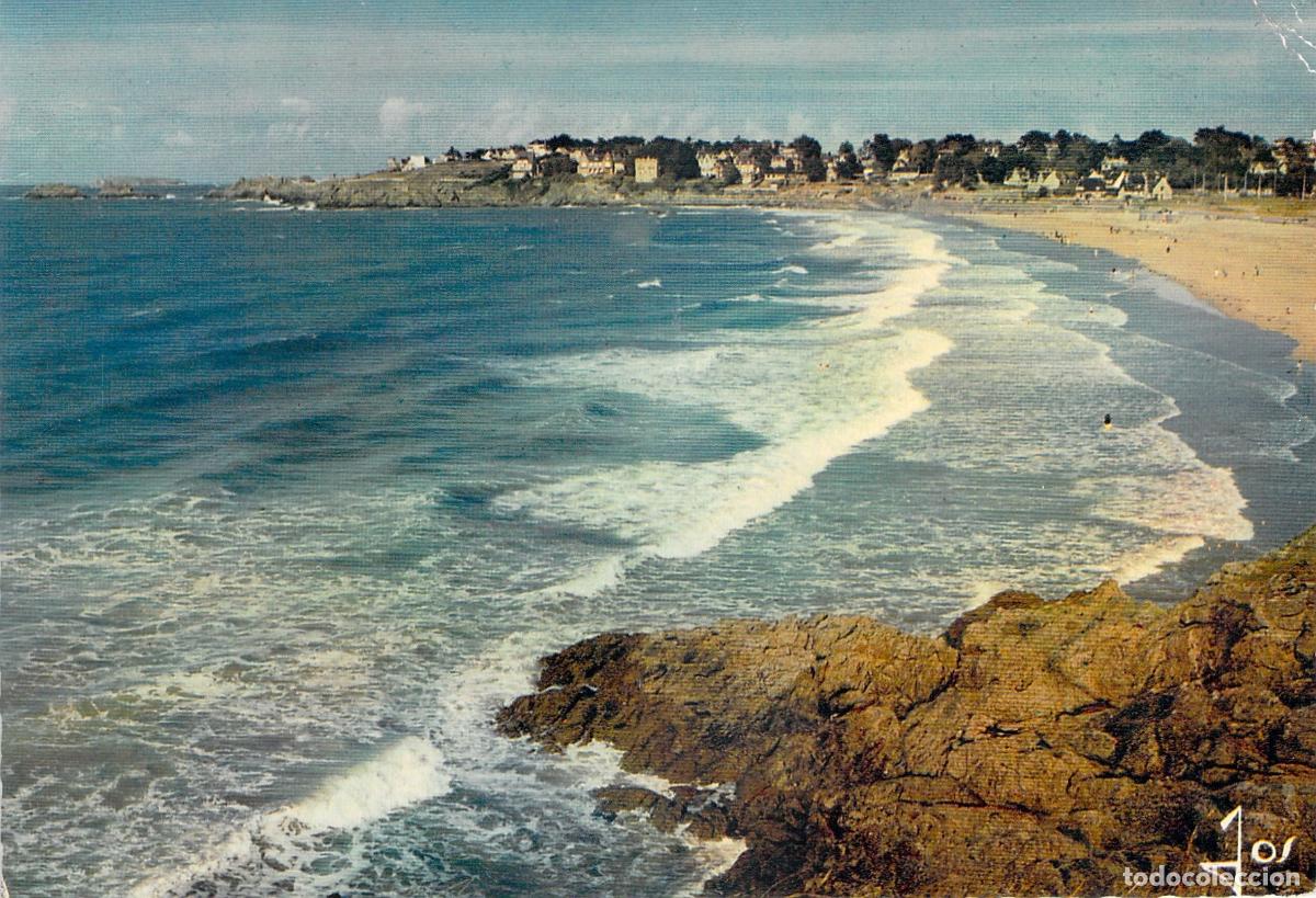 Postales: Postal de Saint-Lunaire, Breta&ntilde;a - Playa de Longchamp