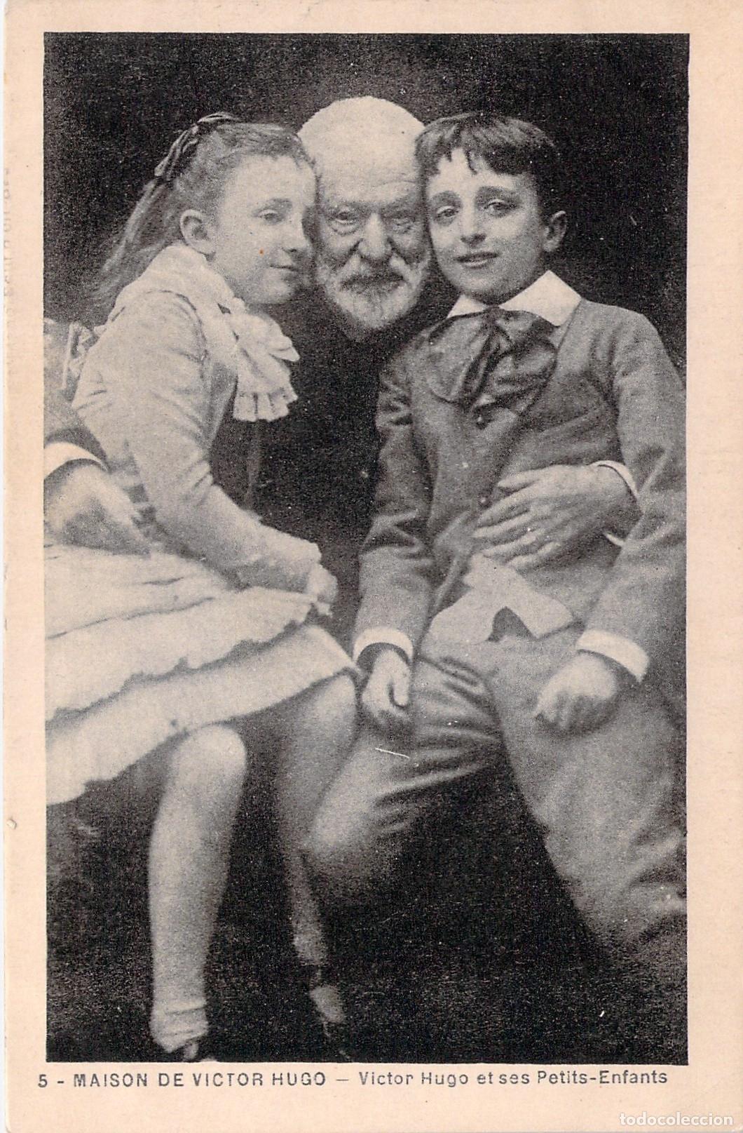 Postales: Postal Victor Hugo y sus Nietos Maison de Victor Hugo