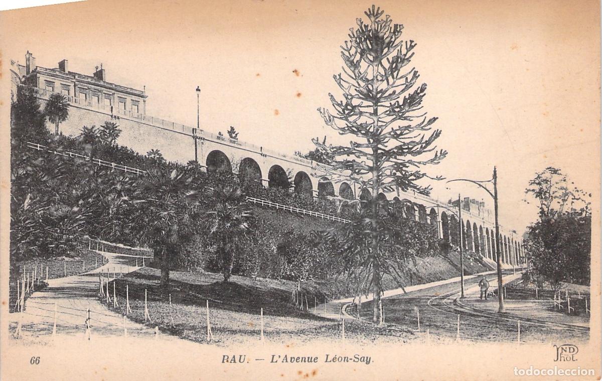 Postales: Postal de Pau - Avenida L&eacute;on-Say - Francia