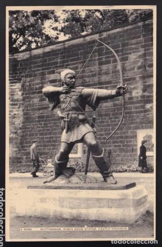 Postales: U.K. Nottingham. *Robin Hood Statue...* Nueva.