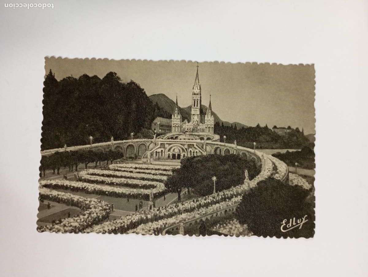 Postcards: POSTAL DE LOURDES. BAS&Iacute;LICA. TDKP27Z3