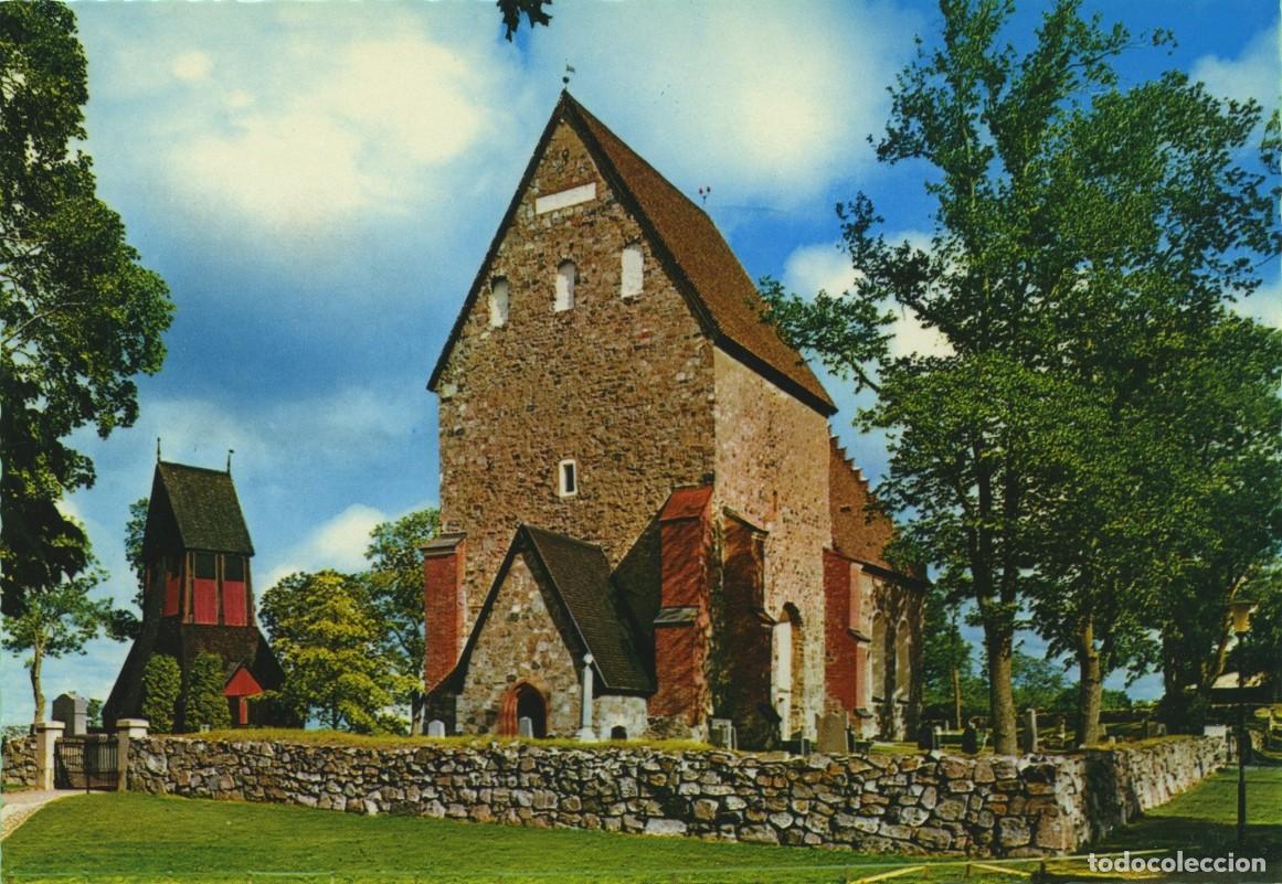 Postales: N&ordm; 878-UPPSALA. Suecia. Antigua iglesia. Sin circular. ED. ULTRA