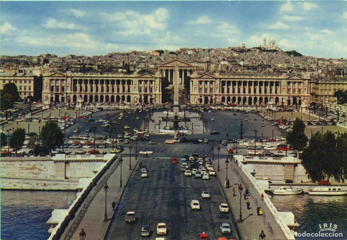 Postales: N&ordm; 509-PAR&Iacute;S. Francia. Plaza de la Concordia. Vista general. Sin circular. EDITIONS CHANTAL