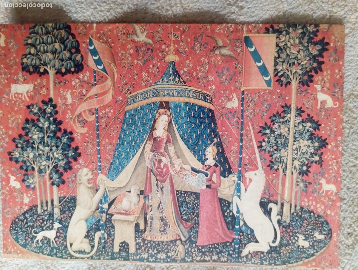 Postales: 1 POSTAL SIN USAR DE ** TAPIZ LA DAMA Y EL UNICORNIO **.PARIS 2008