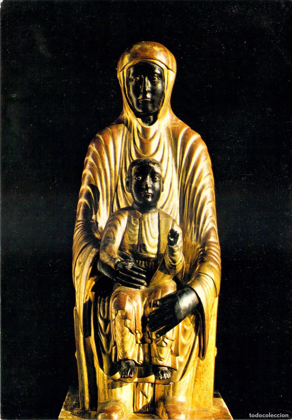 Postales: Postal Catedral Clermont-Ferrand Virgen Rom&aacute;nica de Majestad