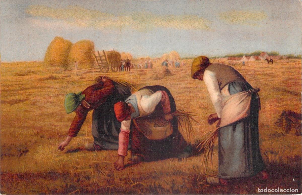Postales: Postal de Arte: Las Espigadoras de Jean-Fran&ccedil;ois Millet