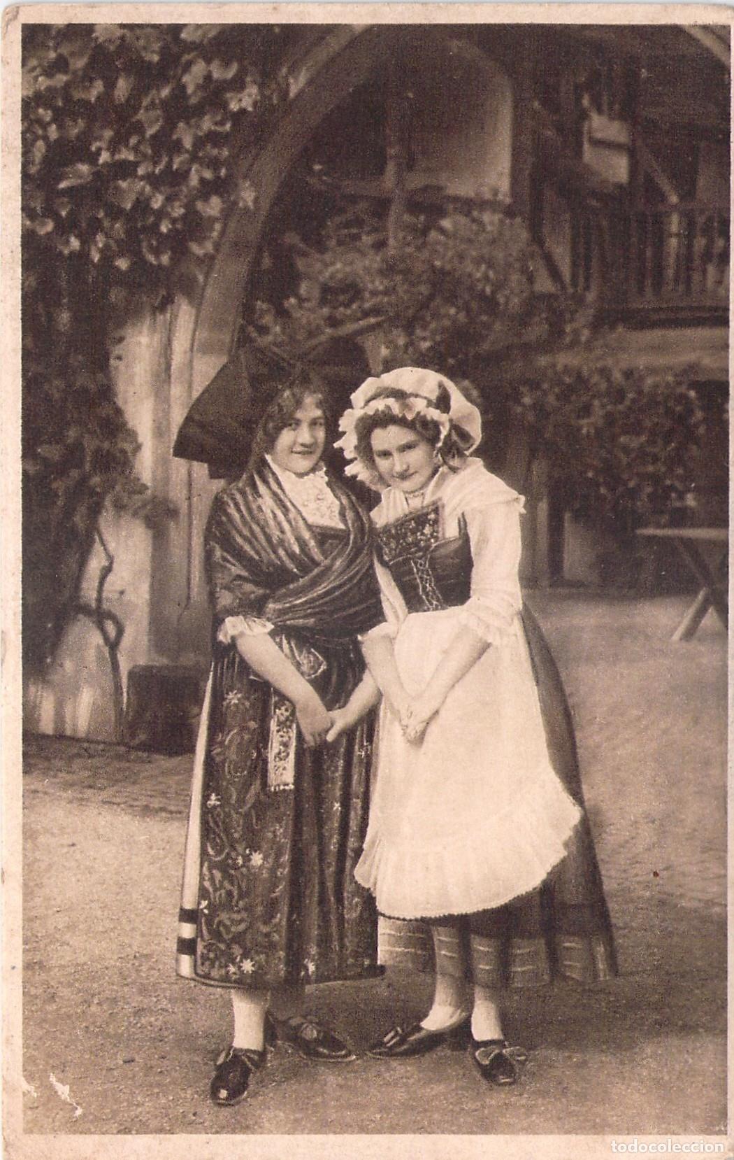 Postales: Postal Mujer de Alsacia y Lorena Trajes Tradicionales