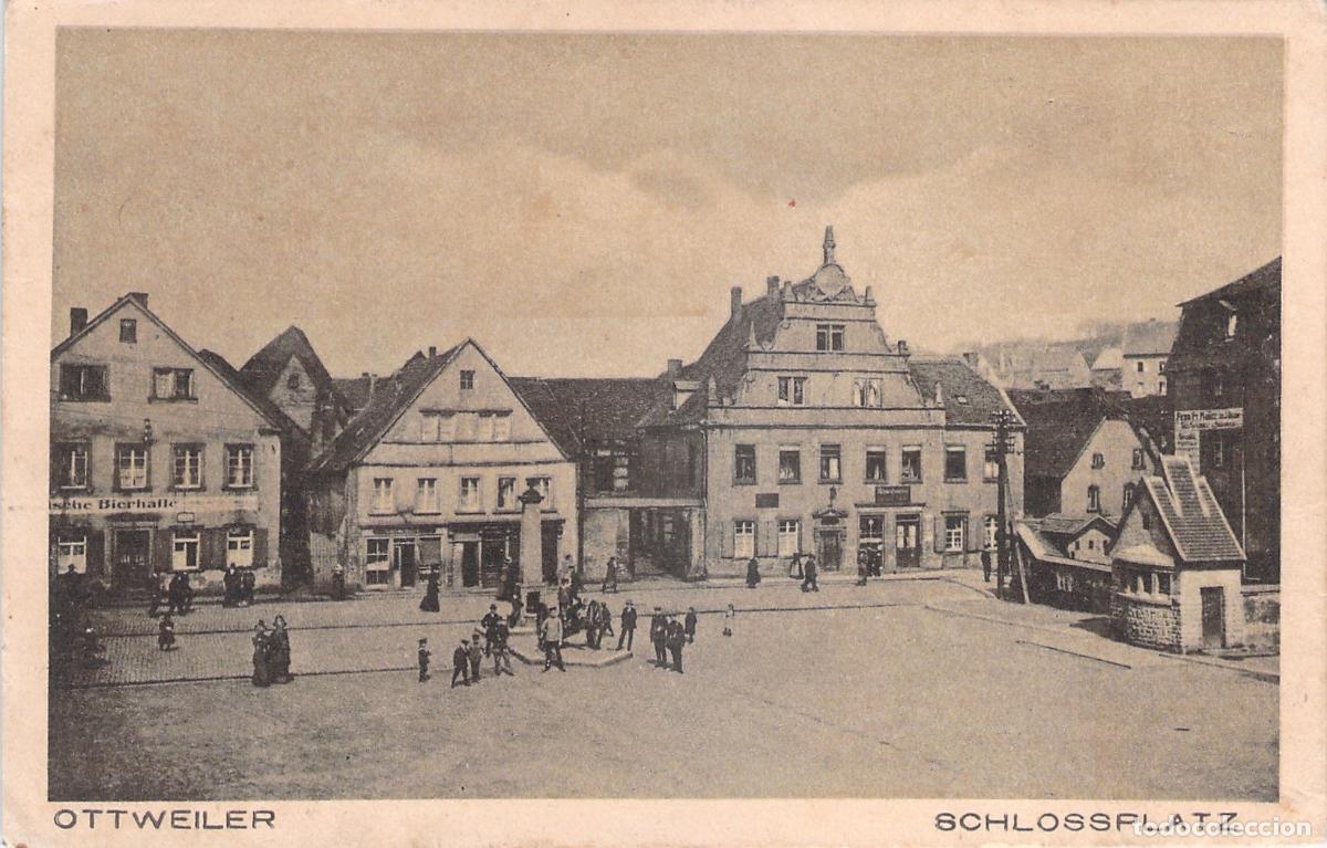 Postales: Postal de la Schlossplatz en Ottweiler, Alemania
