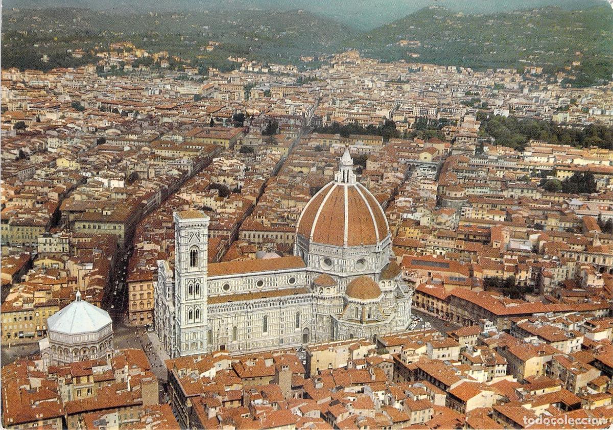 Postales: Tarjeta Postal de Florencia Italia Vista A&eacute;rea del Duomo