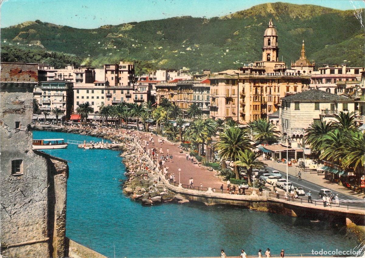 Postales: Postal de Rapallo Italia Passeggiata Lungomare