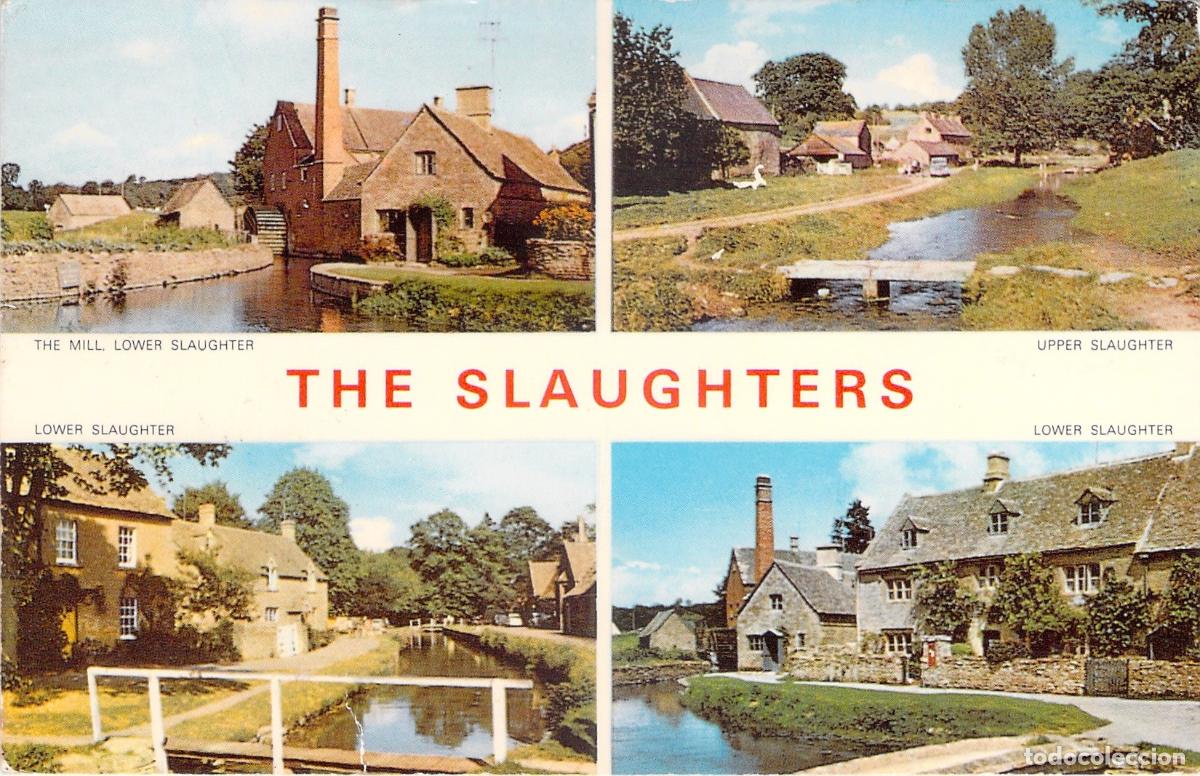 Postales: Postal de Los Slaughters, Cotswolds, Inglaterra - Vistas del Pueblo