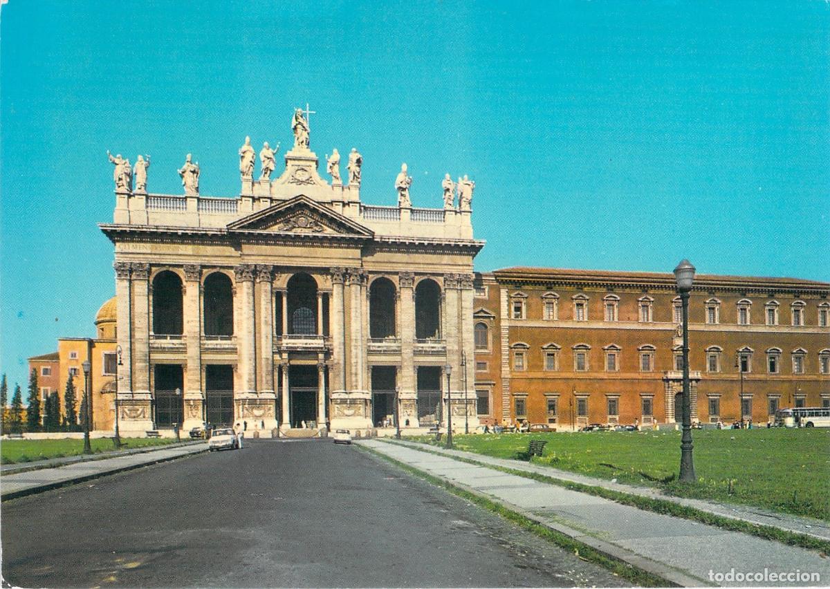 Postales: Postal de la Bas&iacute;lica de San Juan de Letr&aacute;n en Roma
