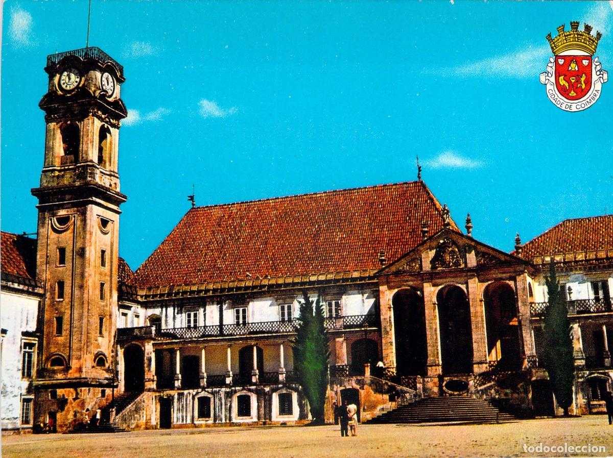 Postales: Postal de Coimbra Portugal Universidad Torre y Via Latina