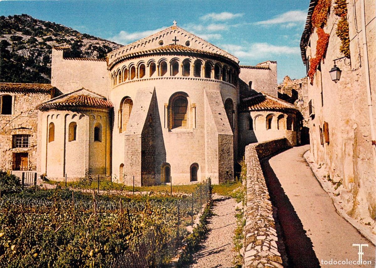 Postales: Postal de la Abad&iacute;a de Saint-Guilhem-le-D&eacute;sert, Languedoc, Francia