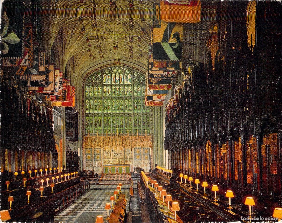 Postales: Postal de la Capilla de San Jorge en el Castillo de Windsor