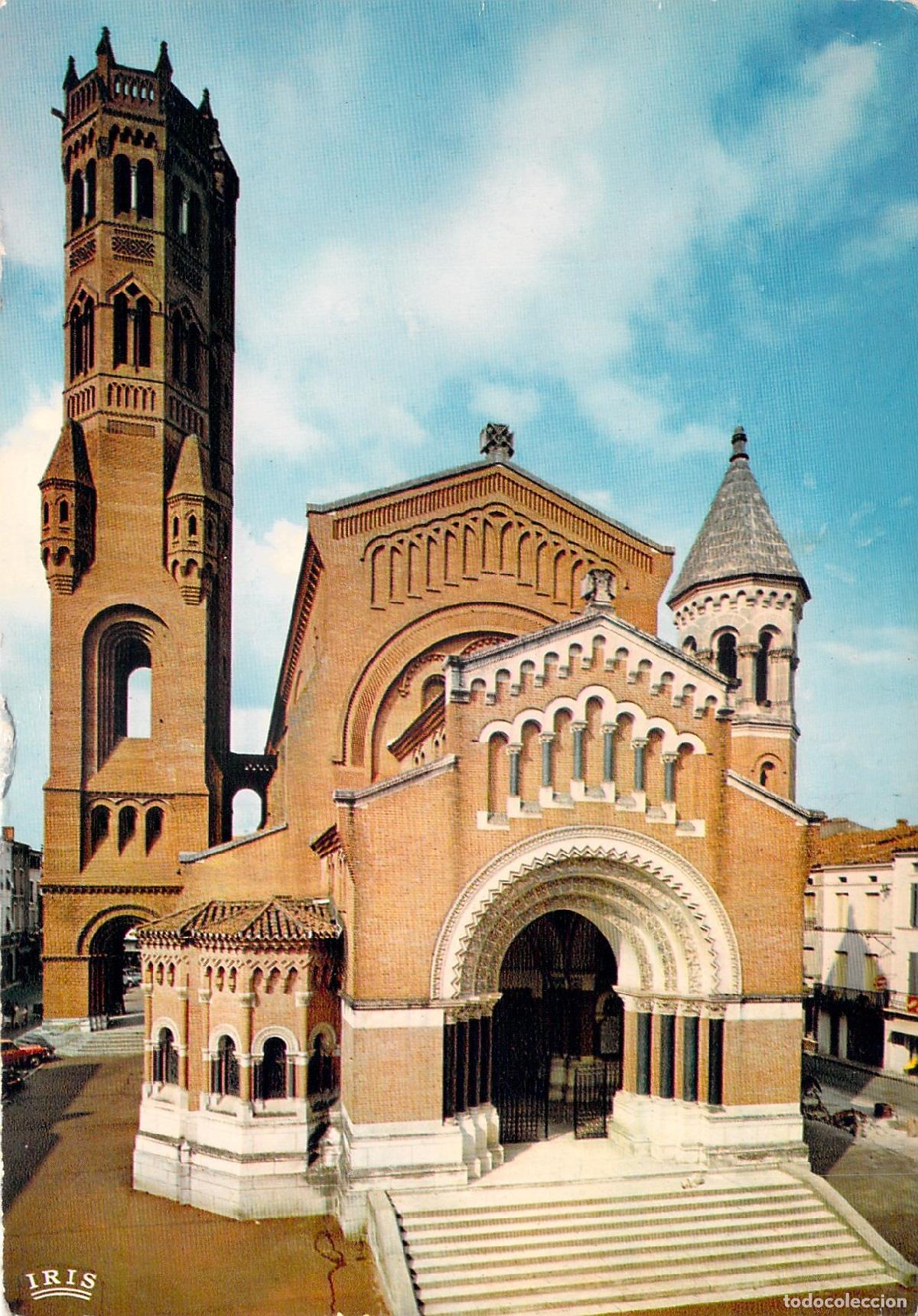 Postales: Postal de la Iglesia Sainte-Catherine en Villeneuve-sur-Lot, Francia